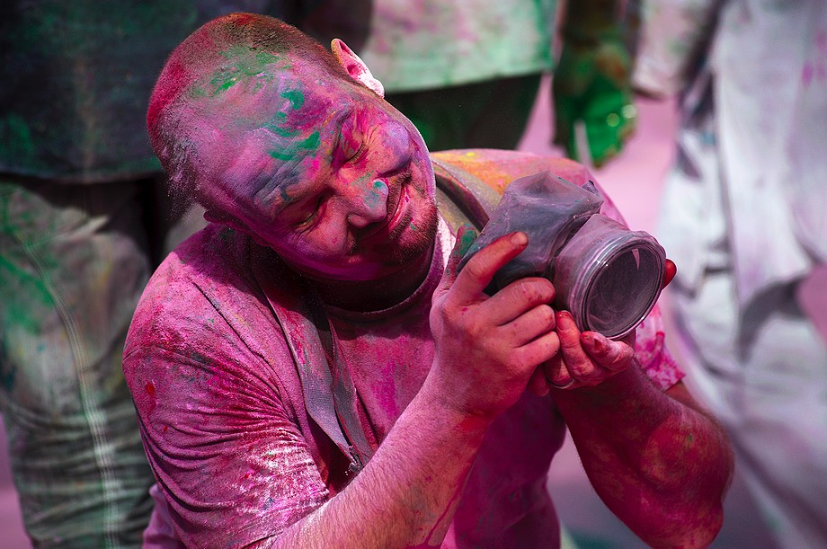 Oj, chyba wyszła fota na fejsa! (Holi Hai! (Vrindavan))